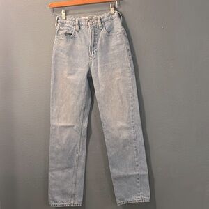 Frame relaxed straight high rise Jean